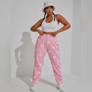 Plus heart shein jean